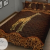 Giraffe Wooden Carved Quilt Bed Sheets Spread Comforter Duvet Cover Quilt Bedding Sets 2022