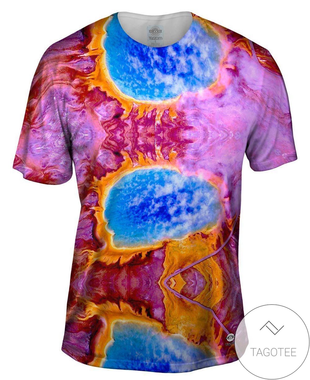 Grand Prism Hot Spring Yellowstone Park Mens All Over Print T-shirt