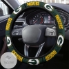 Green Bay Packers Themed Custom NFL Steering Wheel Cover