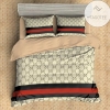 Gucci Logo Custom 2 3d Customized Bedding Sets Duvet Cover Bedlinen Bed Set (Duvet Cover & Pillowcases) 2022