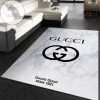 Gucci White Marble Marmor Area Rugs Fashion Brand Rug Christmas Gift Us Decor