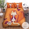 Halloween Vampire Sleeping Inside The Coffin Cat Animal 270 Bedding Set 2022