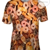 Happy Donuts Mens All Over Print T-shirt