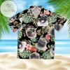 Happy Pug Dog Face Unisex Hawaiian Shirts