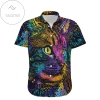Hawaiian Aloha Shirts Amazing Love Cat