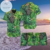Hawaiian Aloha Shirts Bigfoot Green 1209h