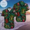 Hawaiian Aloha Shirts Christmas Dragon