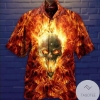 Hawaiian Aloha Shirts Skull Hot As Hell