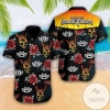 Hawaiian Aloha Shirts Skull Rose Five Finger Death Punch 1010l
