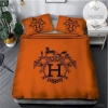 Hermes 05 Bedding Sets Duvet Cover Bedroom Luxury Brand Bedding Customized Bedroom 2022