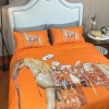 Hermes Paris Luxury Brand Type 39 Bedding Sets Duvet Cover Bedroom Sets 2022