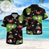High Quality Flamingo Palm Black Tropical 2022 Authentic Hawaiian Shirts