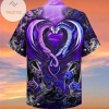 High Quality Hawaiian Aloha Shirts Dragons Heart Shape
