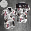 High Quality Native American Feather 2022 Authentic Hawaiian Shirts