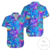 Hippie Magic Trippy Eyes Mushroom Aloha Authentic Hawaiian Shirt 2022s V