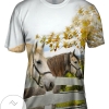 Horses At Fence Mens All Over Print T-shirt