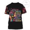 I Am Black Women Magic Full Printed T-Shirt