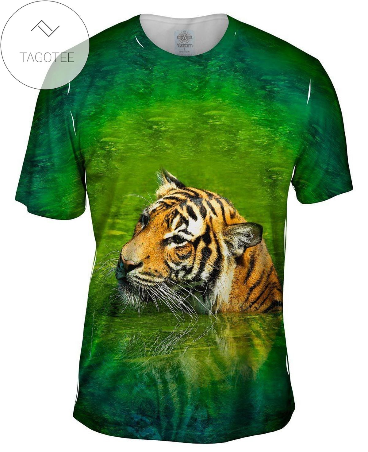 I Like Baths Tiger Mens All Over Print T-shirt