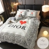 I Love Christian Dior Logo Brands 10 Bedding Set 2022