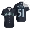 Ichiro Suzuki Seattle Mariners 2020 Majestic Navy Jersey Inspired Style Gift For Seattle Mariners Fans Authentic Hawaiian Shirt 2022