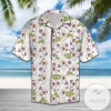 Illinois Violet 3d Hawaiian Shirt For Men With Vibrant Colors And Textures