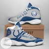 Indianapolis Colts Custom No70 Air Jordan 13 Shoes Sneakers
