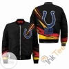 Indianapolis Colts NFL Black Apparel Best Christmas Gift For Fans Bomber Jacket