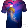 Jellyfish Seabird Mens All Over Print T-shirt
