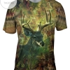 Leaf Stag Mens All Over Print T-shirt