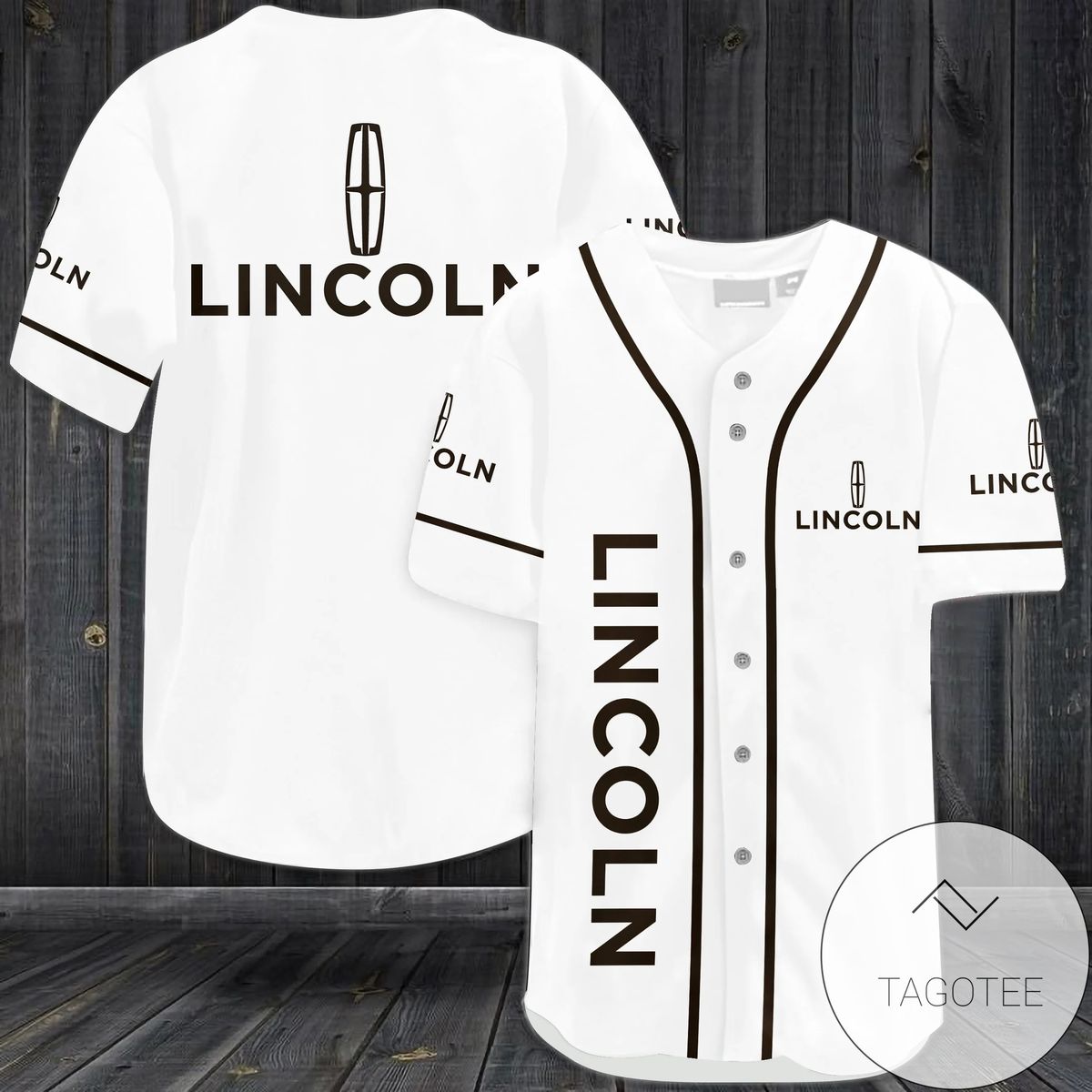 Lincoln Car Logo Baseball Jersey Shirt