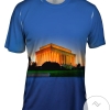 Lincoln Memorial Sunset Mens All Over Print T-shirt