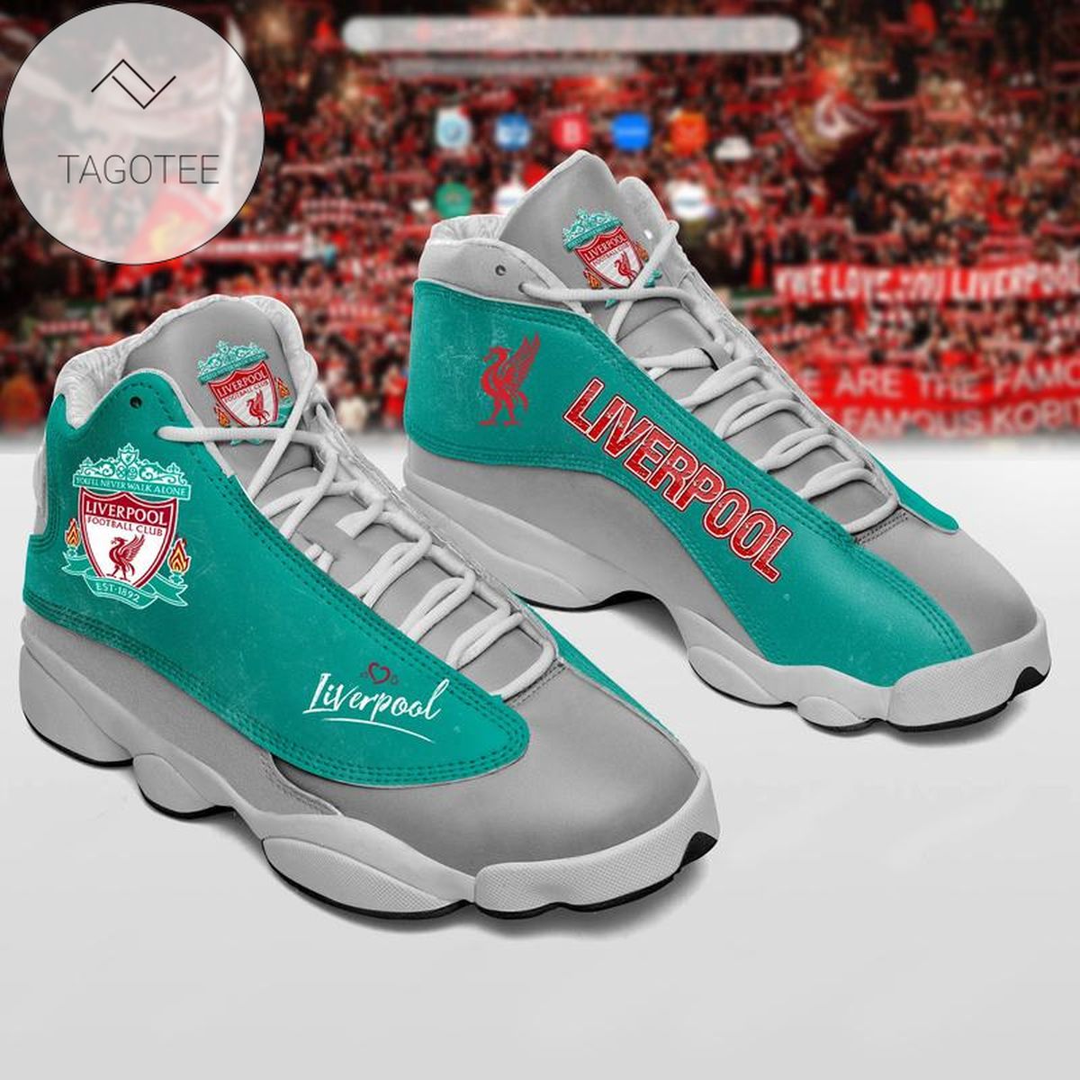 Liverpool Air Jordan 13 Shoes For Fan Sneakers T390