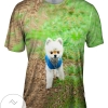 Lollipop Head Pomeranian Mens All Over Print T-shirt