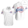 Los Angeles Clippers Basketball Classic Mascot Logo Gift For Clippers Fans White Authentic Hawaiian Shirt 2022
