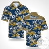 Los Angeles Rams Tommy Bahama Authentic Hawaiian Shirt 2022 3d