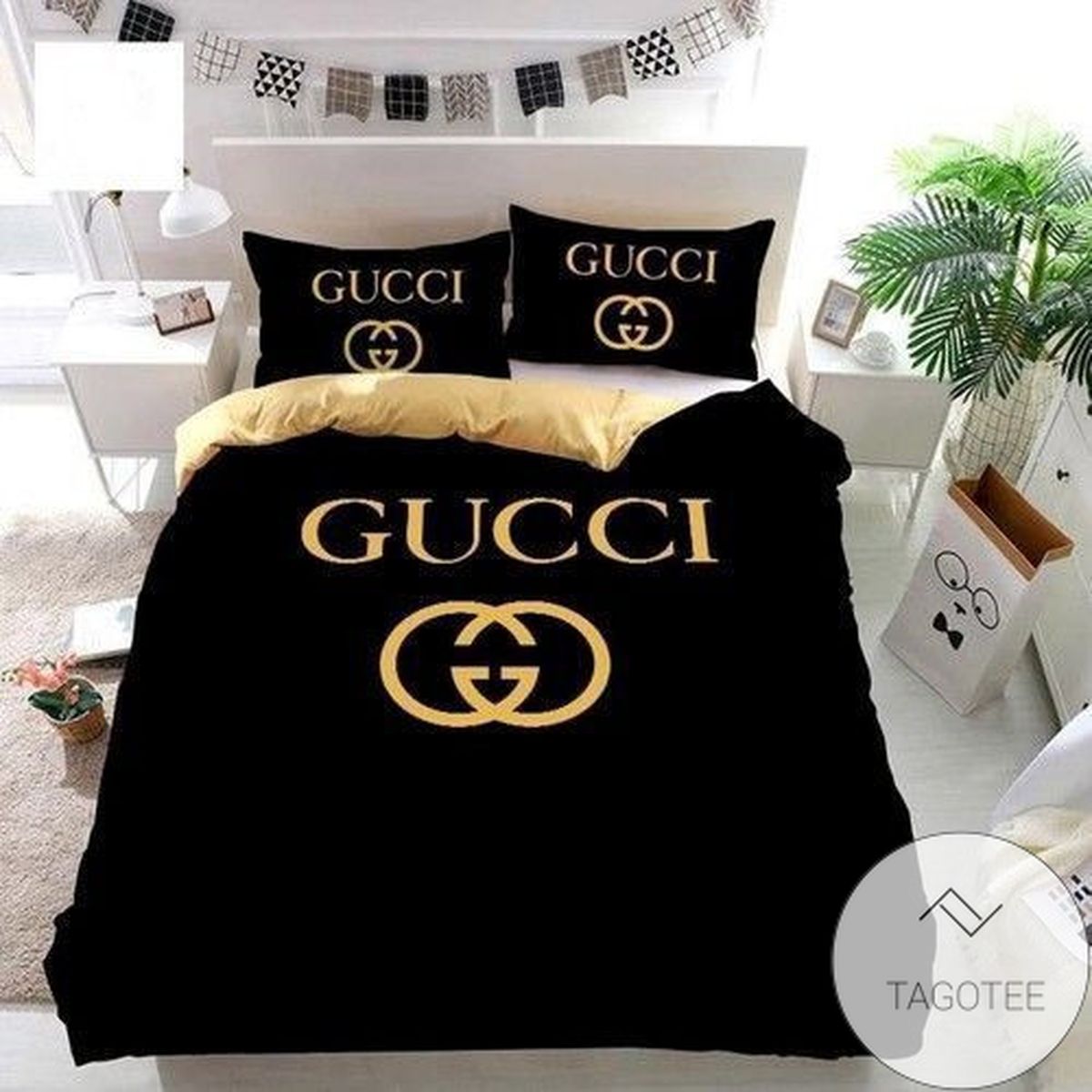 Luxury Gc Gucci 08 Bedding Sets Duvet Cover Bedroom Luxury Brand Bedding Customized Bedroom 2022