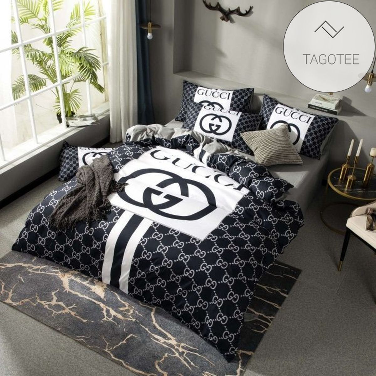 Luxury Gc Gucci Type 96 Bedding Sets Duvet Cover Luxury Brand Bedroom Sets 2022