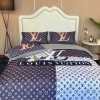 Lv Type 40 Bedding Sets Duvet Cover Lv Bedroom Sets Luxury Brand Bedding 2022