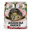 Merry Christmas Anaheim Ducks Hockey Sport 2 Bedding Set 2022