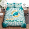 Miami Dolphins Bedding Sets Duvet Cover Luxury Brand Bedroom Sets MD1 2022
