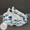 Miami Marlins Air Jordan 13 Shoes Sport Sneakers For Fan