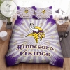 Minnesota Vikings Bedding Sets Duvet Cover Luxury Brand Bedroom Sets MV3 2022
