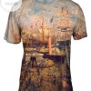 Monet -grand Quai At Havre (1872) Mens All Over Print T-shirt