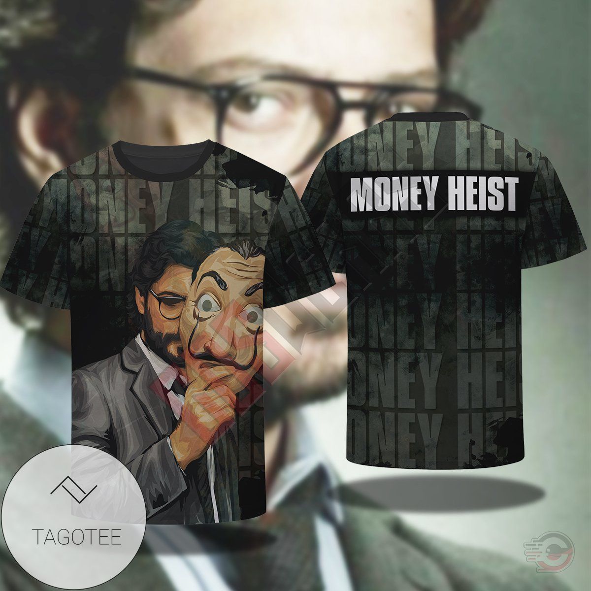 Money Heist : Casa De Papel All Over Print T-shirt