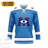 Monsters Uni Blue Ver Custom Name Custom Number Hockey Jersey