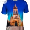 Montpellier Sainte Anne Church Mens All Over Print T-shirt