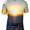 Mountain Sea Sunset Mens All Over Print T-shirt