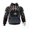 NHL Colorado Avalanche Star Wars May The 4th Be With You Black Version Personalized Jersey Hoodie T-shirt Jacket