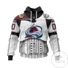 NHL Colorado Avalanche Star Wars May The 4th Be With You White Personalized Jersey All Over Print Hoodie Shirt Zipper Jacket