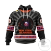 NHL New York Islanders Star Wars May The 4th Be With You Black Version Personalized Jersey Hoodie T-shirt Jacket